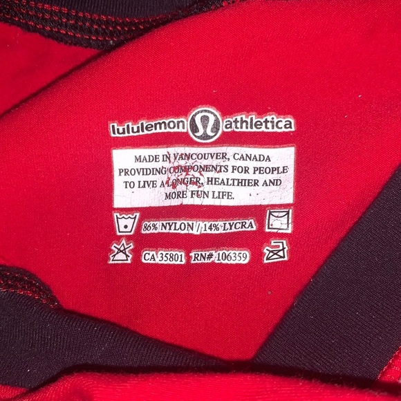 Red Lululemon vest - Picture 4 of 4